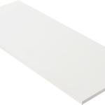 Kaboon 60x24 inches Tabletop, Solid One-Piece Desktop for Sit Stand Desk, Double Desks, L Desk DIY,Wood Countertop Home or Commercial Use,1 inch Thick, White, 23.62" D x 59.1" W