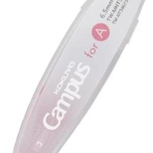 KOKUYO Correction Tape, 0.26 inches (6.5 mm) Wide for A 7mm Ruled Notebook, 19.7 ft (6 m) long, Pink, Japan Import (TW-MNT346)
