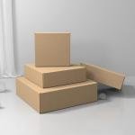 7x6x3 inch Shipping Boxes Pack of 25，Livejun Brown Corrugated Cardboard Box Mailer Boxes for Packaging Small Business Shipping，Boxes for Birthday Wedding Party Gift Giving (7 x 6 x 3)