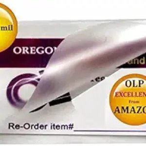 Oregon Lamination Heat Activated Laminating Pouches Jumbo Card 5 Mil x 2 Sides, 2-15/16” x 4-1/8” (75mm x 105mm x 125um x 2 Sides) [pk of 500] for up Through 2-11/16” x 3-7/8” Sheets, Clear Gloss
