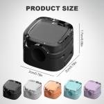 2024 New 6 Pack Charging Cable Magnetic Cable Organizer Storage Holder, Cord Organizer Magnetic Cable Management Clips, Phone USB Charging Cable Storage Holder Strong hesive Wire Holder (Black)