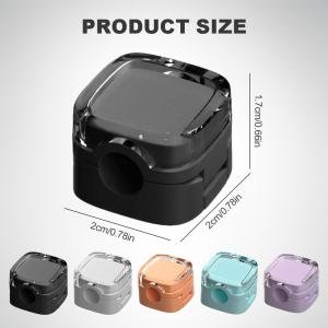 2024 New 6 Pack Charging Cable Magnetic Cable Organizer Storage Holder, Cord Organizer Magnetic Cable Management Clips, Phone USB Charging Cable Storage Holder Strong hesive Wire Holder (Black)