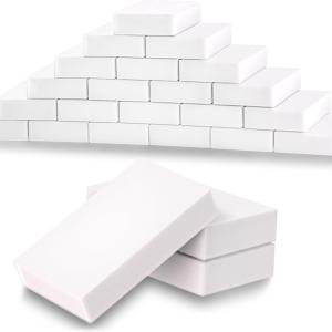 (50 Pack) Extra Large Eraser Sponge - Extra Thick, Long Lasting, Melamine Sponges in Bulk Boat Eraser Multi Surface Scrubber Foam Cleaning Ps - Bathtub, Floor, Baseboard, Bathroom, Wall Cleaner
