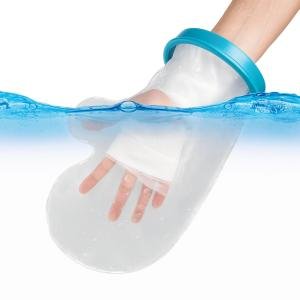 UpGoing Waterproof Hand Cast Covers for Shower Bath, ult Watertight Wrist Protector Resuable Wound Bandage Sleeve Bag for Broken Hand, Fingers, Surgery, Burns [2025 Upgre]