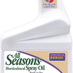 Bonide All Season Horticultural & Dormant Spray Oil, 32 oz Rey-to-Use Spray, Disease Prevention and Insect Killer for Organic Gardening