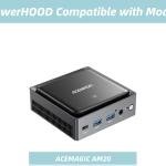 20V AC/DC apter Compatible with ACEMAGIC AM20 AMD Ryzen 7 7735H Mini PC Perfect for Home Office HKA10020050-0A6 Mini Desktop Computers Power Supply Cord Battery Charger Cable PSU