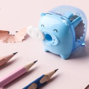 3Pc Cute Cattle Design Sharpener Cow Ox Kawaii Pencils Sharpeners Girls Gifts Stationery Office Supplies Nice Design Deft Processed, Writing and Correction Supplies