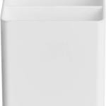 Basics Plastic Desk Organizer - Pen Cup Holds Pens/Pencils, White