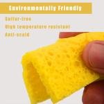 20Pcs Soldering Sponge 50x35mm Square, Replacement Solder Welding Iron Cleaning Ps Sponge (Thickened)