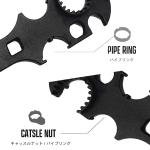 Multi-Function Hand Tool Armorers Wrench for Removal and Tighten,Durable Steel Construction