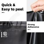 POLYSELLS 500 pcs 10x13 Inches Black Poly Mailers Shipping Envelopes, Strong hesive Sealing, Waterproof, and Tear-resistant Postal Mailing Bags for Clothing, Books, and Accessories