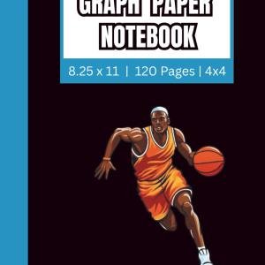 8.25x11 Graph Paper 4 Squares per Inch: Keep Your Ideas Flowing Without Limits | 120 Pages | 4x4 grid | School Supplies