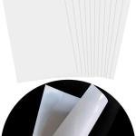 12 Pcs 10 Mil Blank Stencil Sheets 12 x 24 inch Milky Translucent PET Stencil Making Sheet Mylar Blank Template for DIY Art Craft, Cricut, Laser Cutting, Template Material