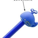 Maydahui 30 PCS Cute Whale Shape Rollerball Pen Water Spray Fish Pens Colorful Animal Pen 2 Colors Black Gel Ink for Office School Stationery Party