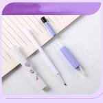 12pcs Cute Retractable Pens Aesthetic Gel Pens Ink Writing Pens with 0.5 mm Smooth Fine Point Novelty Printing Pens Office School Supplies for Women Men (rose 6color 12pcs)