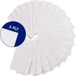100 Pack Paper Napkins Guest Towels Disposable Premium Quality 3-ply Dinner Napkins Soft, Absorbent Paper Hand Towels for Party, Kitchen, Dinners or Events (White)
