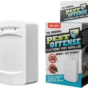 2025 Upgred PEST OFFENSE New Look Electronic Pest Repeller for Indoor Pest Control of Mice, Rats, Rodents, Roaches for Home, Office, Business, Garage, Warehouse