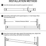 2 Pcs Window Security Bar, justable Sliding Glass Door Bar Sliding Door Security Bar Window Safety Lock Bar with Rubber Tips, Suitable for Lengths of 15.7-27.5 Inch
