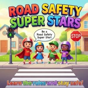 Ro Safety Super Stars: A Fun and Educational Storybook Teaching Kids Pedestrian Safety Rules, Traffic Signs, and Street Smarts (Ages 3-7)