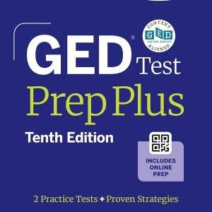 GED Test Prep Plus, Tenth Edition (2026): Includes a Diagnostic Pretest, 2 Full Length Practice Tests, 1000+ Practice Questions, and 60+ Online Videos (Kaplan Test Prep)