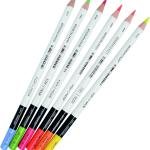 Kohinol KH3415 Colored Pencils, Dry Highlighter, Set of 6 Colors