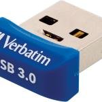 Verbatim 16GB Store 'n' Stay Nano USB 3.2 Gen 1 Flash Drive Snag-free Low Profile Thumb Drive - Blue