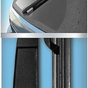 Rain-X 850028 RearView 12-B Rear Wiper Ble, 12 Inch Composite Rear Wiper Ble, Fits Rock Lock 3 (Pack Of 1), Automotive Replacement Wiper Bles That Meet Or Exceed OEM Quality And Design Standards