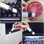Crevice Gap Cleaning Brush Tool, 6pcs Hand-held Groove Gap Cleaning Tools, 2 in 1 Dustpan Cleaning Brushes, Shutter Door Window Track Kitchen Cleaning Brushes Kit