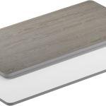 Flash Furniture Glenbrook 24'' x 30'' Rectangular Table Top with Natural or Walnut Reversible Laminate Top