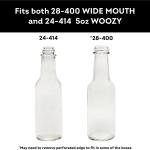 7.5” x 5” x 2.25”, 5oz Woozy Hot Sauce Bottle Shipping Box, 2-Bottle, Kraft Corrugated Mailer, Me in USA, Pack of 1