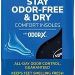 Dr. Scholl's® Stay Odor-Free & Dry Comfort Insoles with Odor-X®, Unisex Inserts, 1 Pair, Full Length Trim to Fit Men's Shoe Sizes (7-13) and Women's Shoe Sizes (5-10)