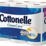 Cottonelle 12456PK Ultra Soft Bath Tissue, 1-Ply, 165 Sheets/Roll, 12/Pack