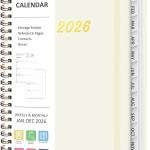 2026 Planner, Weekly and Monthly Calendar Planning Agenda, Jan - Dec 2026, Acemic Planner Book, Desk Accessories and Office School Supplies - A5 (6.3'' x 8.5'')
