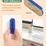 hesive Pencil Holders for Desk Set of 10 - Silicone Pen Holder with 15 PCS hesive Ps - Flexible Pencil Holder for Office Essentials Accessories and Teacher Supplies…