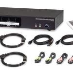 ATEN 2 Port 4K DisplayPort KVM Switch 2 Monitors 2 Computers Dual Monitor KVM Switch, Share USB Peripherals, Independent KVM, USB, and Audio Switching CS1942DP