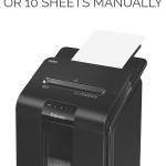 Fellowes AutoMax Micro-Cut 100M Commercial Office Auto Feed 2-in-1 Paper Shredder with 100-Sheet Capacity