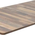 VIVO Universal 71 x 36 inch Table Top for Standard and Sit to Stand Height justable Home and Office Desk Frames, Reclaimed Wood Extra-Wide Desktop, DESK-TOP72-36P
