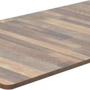 VIVO Universal 71 x 36 inch Table Top for Standard and Sit to Stand Height justable Home and Office Desk Frames, Reclaimed Wood Extra-Wide Desktop, DESK-TOP72-36P