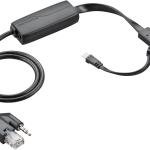 Plantronics - Electronic Hook Switch Cable APP-51 (Poly) - Remote Desk Phone Call Control - Works with Poly Desk Phones