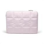 U Brands Nylon Puffy Zipping Medium Laptop Sleeve, 9.75" x 13", MacBook Bag, Laptop Case for MacBook Pro, MacBook Air, Chromebook, HP Computer, Petal Pink