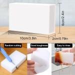 (50 Pack) Extra Large Eraser Sponge - Extra Thick, Long Lasting, Melamine Sponges in Bulk Boat Eraser Multi Surface Scrubber Foam Cleaning Ps - Bathtub, Floor, Baseboard, Bathroom, Wall Cleaner