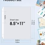 KTRIO 200 Pack Sheet Protectors 8.5 x 11 inch, Clear Page Protector for 3 Ring Binder, Plastic Sleeves for Binders, Top Loing Paper Sheets Document Sleeve Letter Size, Office & Home