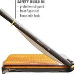 Westcott 12'' TrimAir Wood Guillotine Paper Cutter & Paper Trimmer, 30 Sheet (15106)