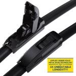 28 inch + 16 inch Windshield Wiper Bles Compatible with Nissan Altima 2018-2013 Maxima 2019-2017 Original Equipment Automotive Replacement J/U Hook Front Bles 2 Pack