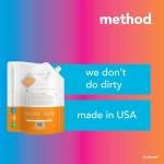 Method Gel Dish Soap Refill, Clementine, 36 Ounces, 1 pack, Packaging May Vary