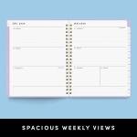 PAPERAGE 2026 Weekly & Monthly Planner, 12 Months (January 2026 - December 2026), 9.2 in x 11.2 in, Spiral Bound 2026 Planner with Weekly, Monthly & Yearly Views, Note Pages & Inner Pocket – Blush