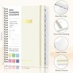 2026 Planner, Weekly and Monthly Calendar Planning Agenda, Jan - Dec 2026, Acemic Planner Book, Desk Accessories and Office School Supplies - A5 (6.3'' x 8.5'')