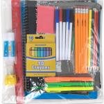 Trail maker 45 Piece School Supply Kit Gres K-12 - School Essentials Includes Folders Notebooks Pencils Pens and Much More!