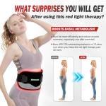 Red-Light-Therapy-for-Body,2025 Upgred-4 Modes 5 Stage Power Medical-Gre TPU Mat for Body Pain Relief,20"x 9"Dual Wavelength Infrared Red Light Blanket LEDs