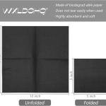 300 Count Beverage Napkins, Disposable Black Paper Napkins, 10" x 10" 2-Ply Cocktail Napkins for Bar, Weddings, Birthday